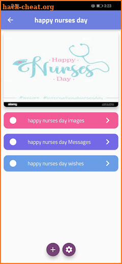 Happy nurses day screenshot