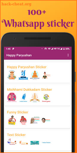 Happy Paryushan sticker,photo (Jain festival) screenshot