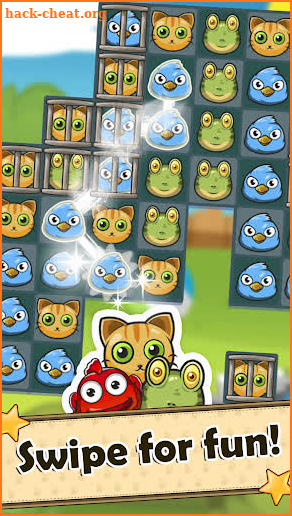 Happy Pet Swipe - Chain Linking Puzzle Game screenshot