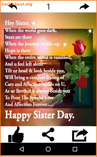 Happy Sister's Day Wishes screenshot
