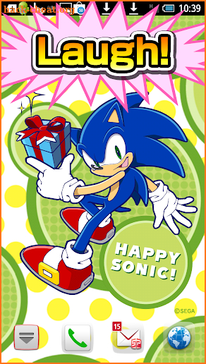 Happy Sonic! Live Wallpaper screenshot
