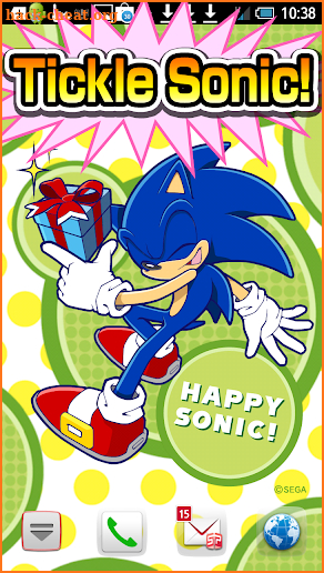 Happy Sonic! Live Wallpaper screenshot