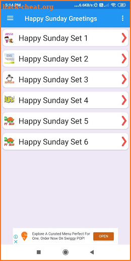 Happy Sunday: Greetings, GIF, SMS Messages screenshot