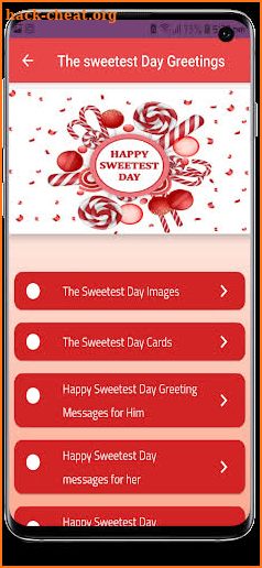Happy Sweetest Day Greetings screenshot
