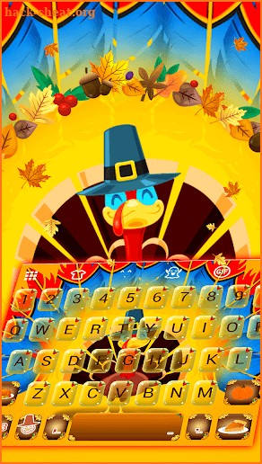 Happy Thanksgiving Day Emoji Keyboard screenshot