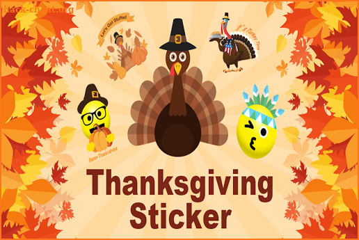 Happy Thanksgiving Day Stickers screenshot