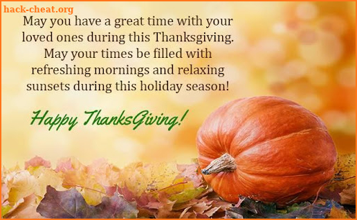 Happy Thanksgiving Day Wishes screenshot