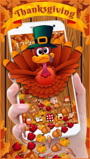 Happy Thanksgiving Gravity Theme screenshot