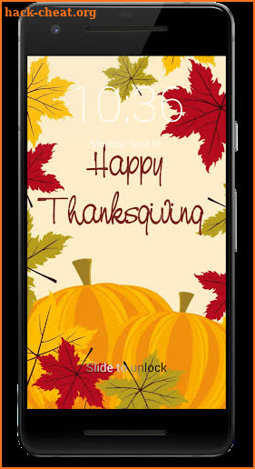 Happy Thanksgiving HD Lock Screen screenshot