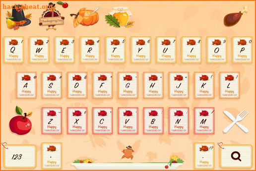 Happy Thanksgiving Keyboard screenshot