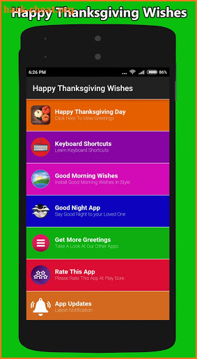 Happy Thanksgiving Wishes 2018 screenshot