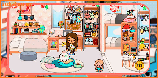 Happy Toca Boca Life World pet screenshot