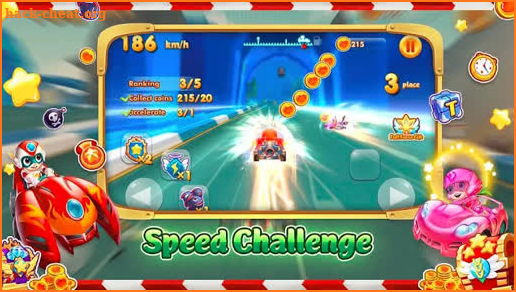 Happy Toons - Fast Race 3D screenshot
