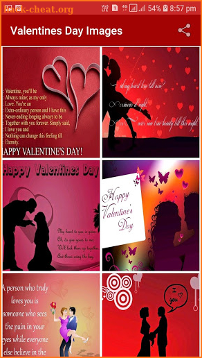 Happy Valentine Day Wishes Images screenshot