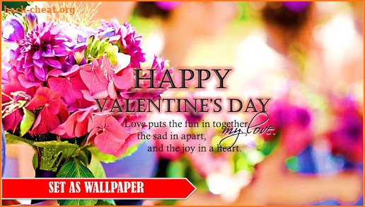Happy Valentine’s Day Greeting Card Many languages screenshot
