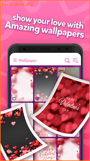 Happy Valentine's Day Wallpapers, Gif and Stickers screenshot