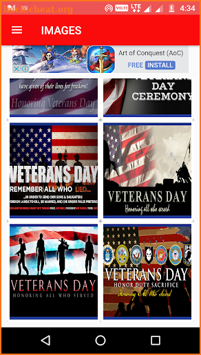 Happy Veterans Day Wallpaper Wishes Greetings SMS screenshot