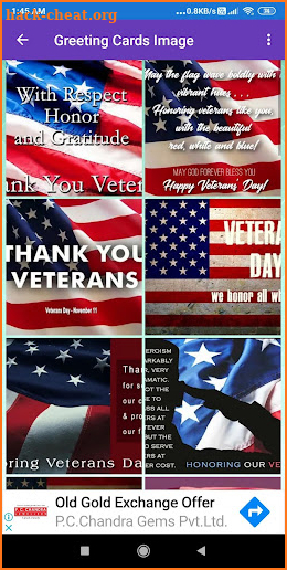 Happy Veterans Day:Greeting,Ph screenshot