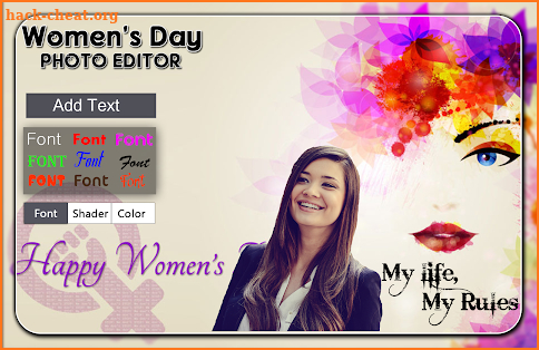 Happy Women's Day Photo Editor screenshot