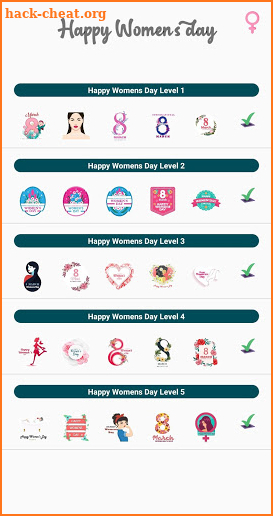 Happy Women's Day Stickers screenshot