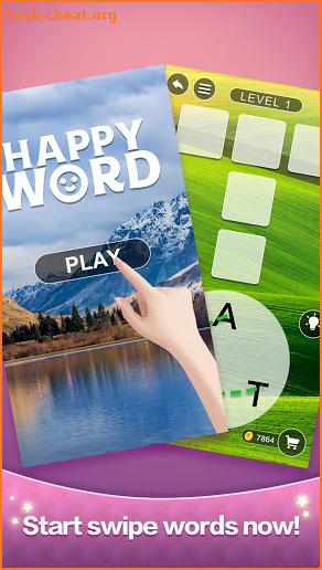 Happy Word - A crossword puzzle screenshot