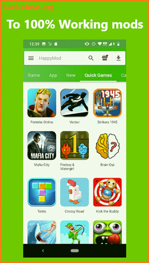 Happymod - FF happy mod Apk Guide App screenshot