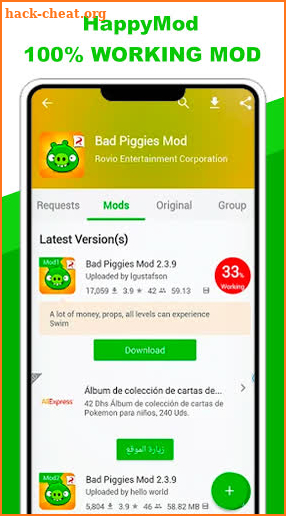 HappyMod : New Happy Apps & Tips For Happymod 2021 screenshot