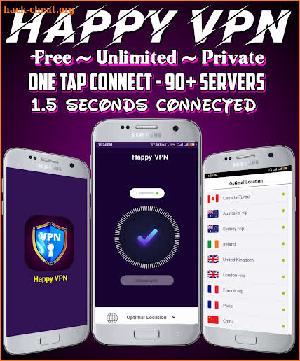 HappyVPN-BestVPN Free Unlimited VPN Secure Unblock screenshot