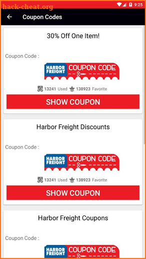 Harbor Freight  Coupons screenshot