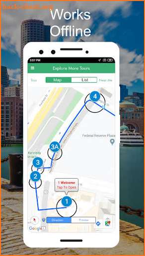 Harborwalk Boston Audio GPS Tour Guide screenshot