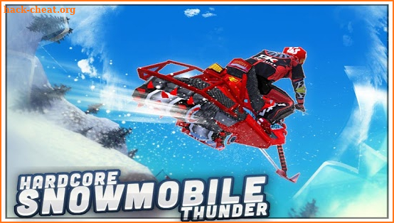 Hardcore SnowMobile Thunder screenshot