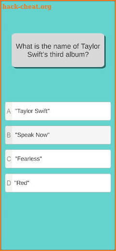 Hardest Taylor Swift Quiz 2022 screenshot