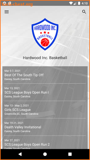 Hardwood Inc screenshot