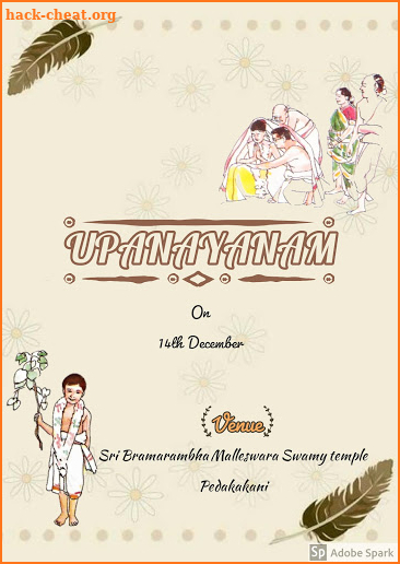 Hari Jyothi Wedding Invitation screenshot