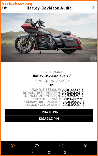 Harley-Davidson Audio Powered by Rockford Fosgate screenshot