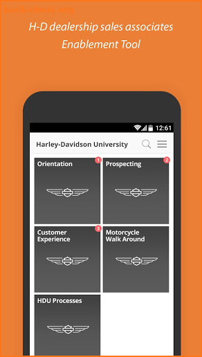 Harley-Davidson University screenshot