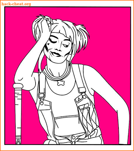Harley Quinn Coloring Book screenshot