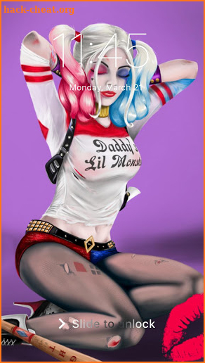 Harley Wallpaper Quinn Cute Screen Lock screenshot