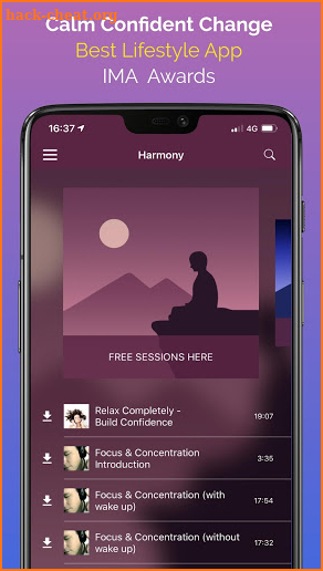 Harmony - Hypnosis Meditation screenshot