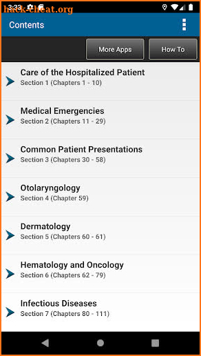 Harrison's Manual of Medicine 20th Edition screenshot