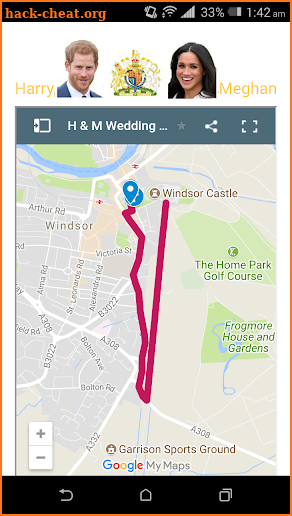 Harry & Meghan Wedding Day Procession screenshot