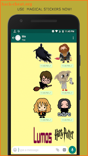 Harry Potter Sticker App for WhatsApp screenshot