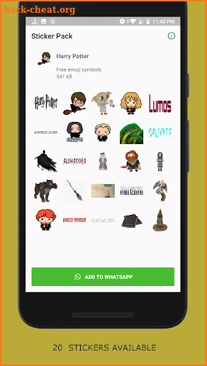 Harry Potter Sticker App for WhatsApp screenshot