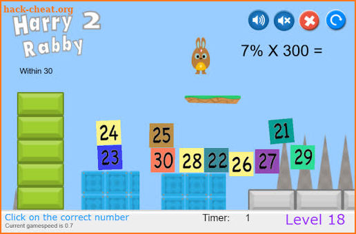 HarryRabby 2 Math Game - Simple Percentage FULL screenshot