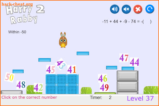 HarryRabby2 Add & Subtract Negative Numbers FULL screenshot