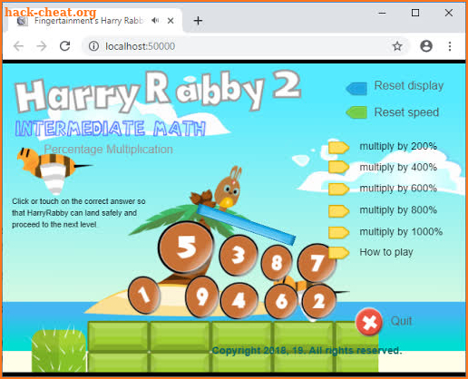 HarryRabby2 Math Percentage Multiplication FULL screenshot