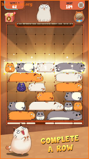 Haru Cats: Slide Block Puzzle screenshot
