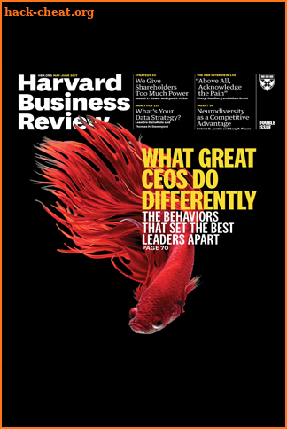 Harvard Business Review (HBR) screenshot