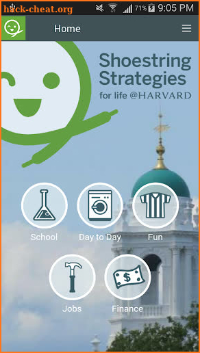 Harvard Shoestring Strategies screenshot