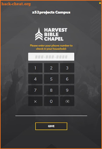 Harvest Bible Chapel - eRegister App screenshot